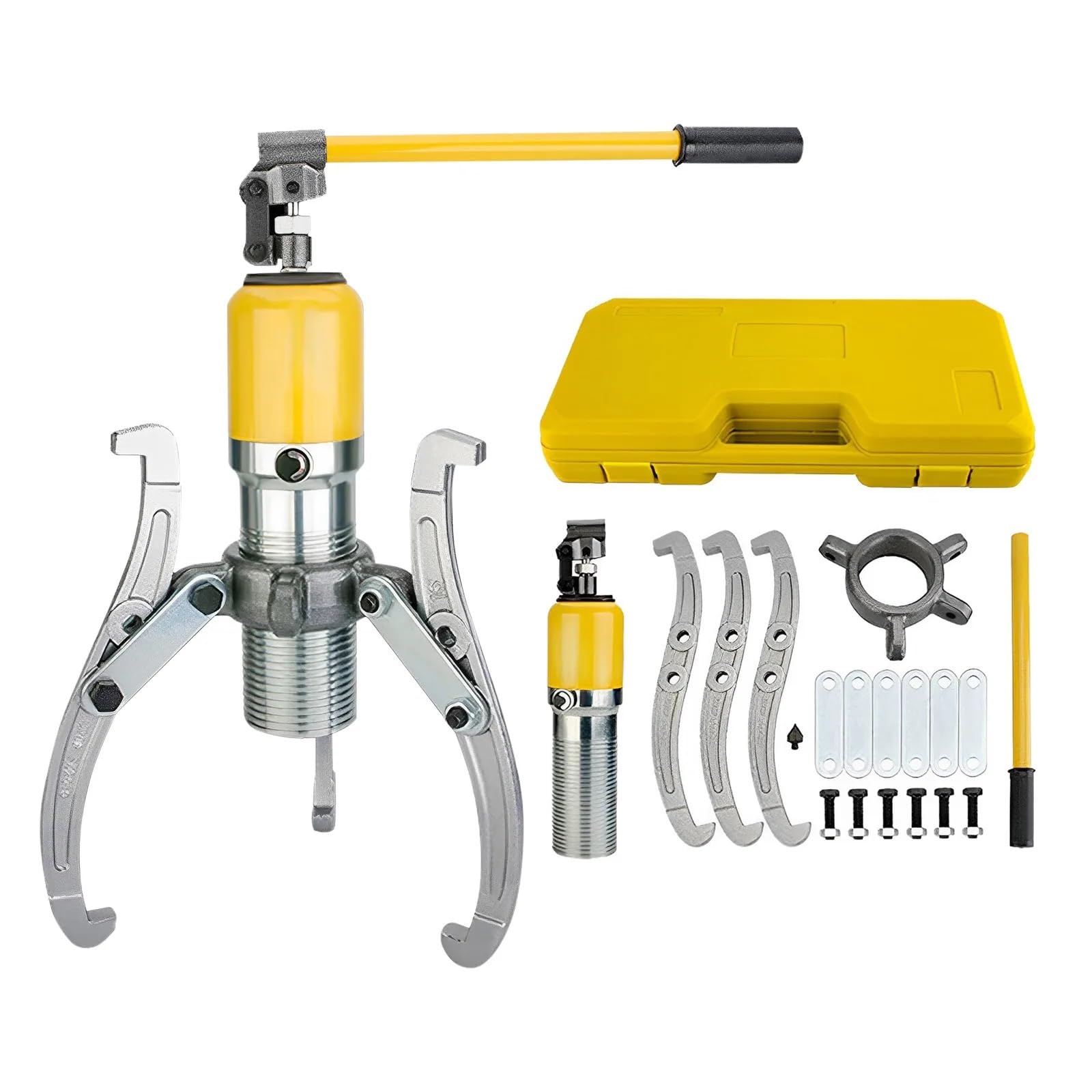 Extractor de Volante Motor Juego de Extractor hidráulico 20T, Extractor de Cubo de Rueda, Extractor hidráulico de cojinetes para Tirar de Ejes, Bridas, Engranajes y poleas