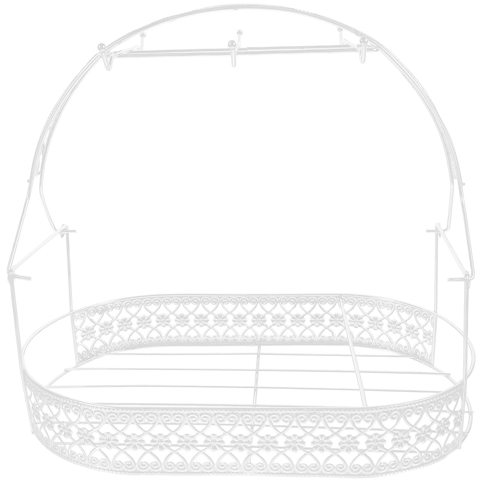 Égouttoir pour 6 tasses en fer blanc au design chic et moderne