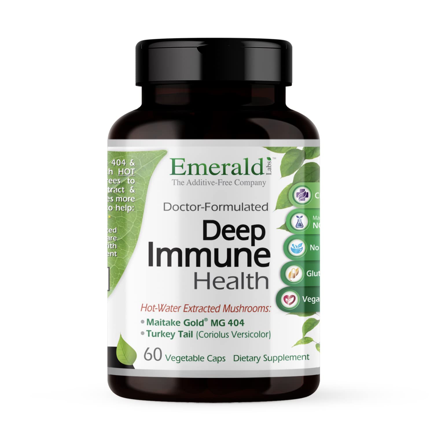 EMERALD LABS S Deep Immune Health, 60 Vegetable Capsules (30-Day Supply)