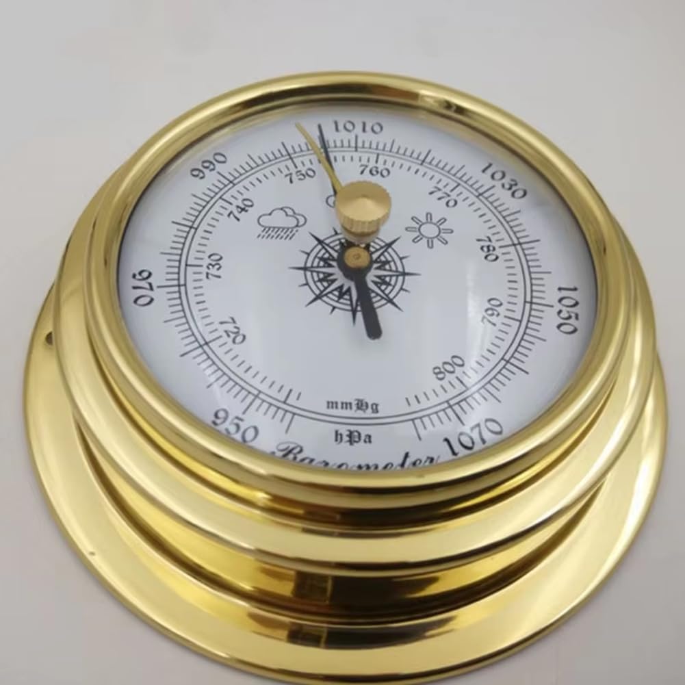 Barometro, Orologio, Termometro, Igrometro da Barca Set Stazione Meteorologica Set da Parete in per