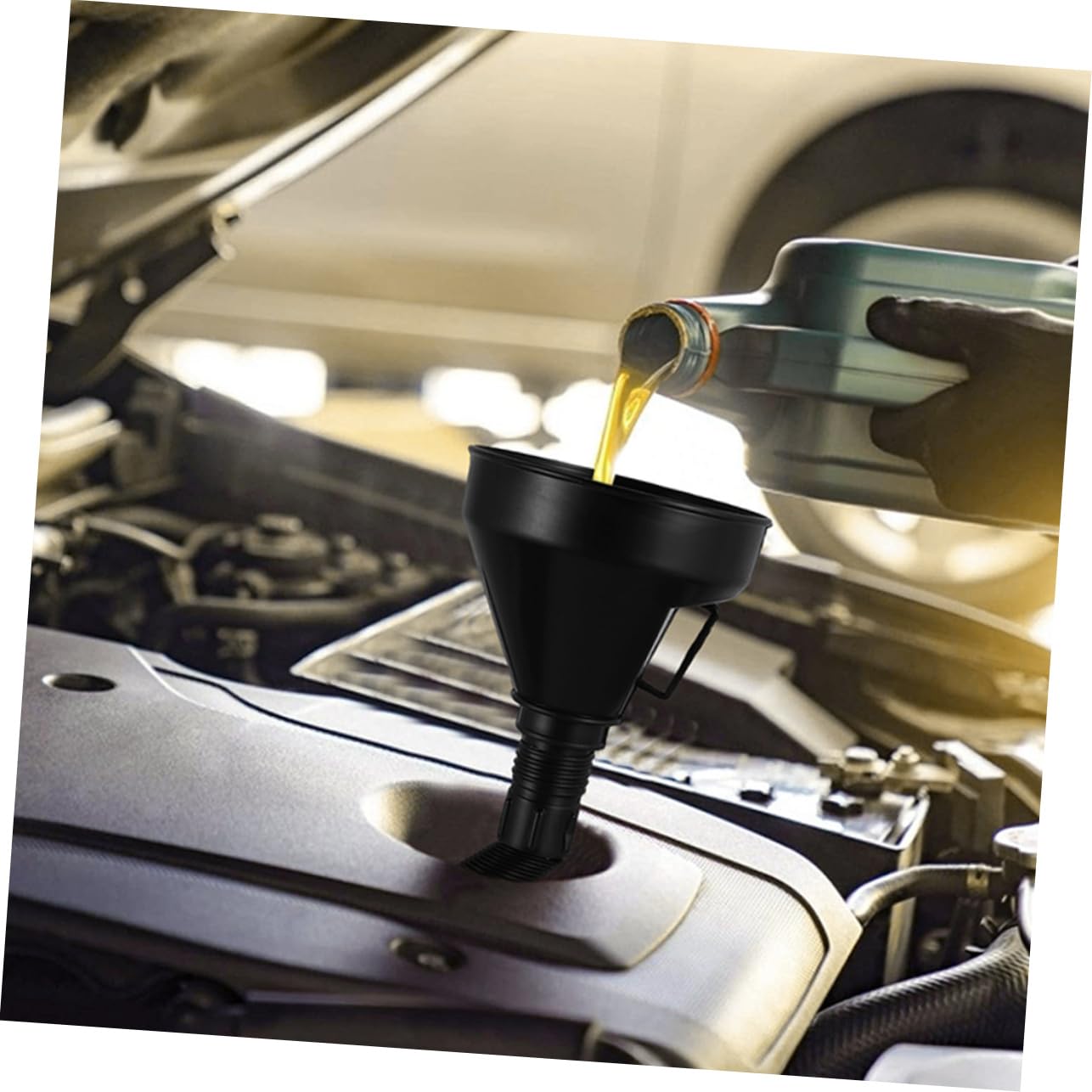 Gatuida 20stücke Trichter Für Motorräder Mit Filter Anti-splash Öltrichter Für Langlebig Und Praktisch Für Verschiedene Flüssigkeiten