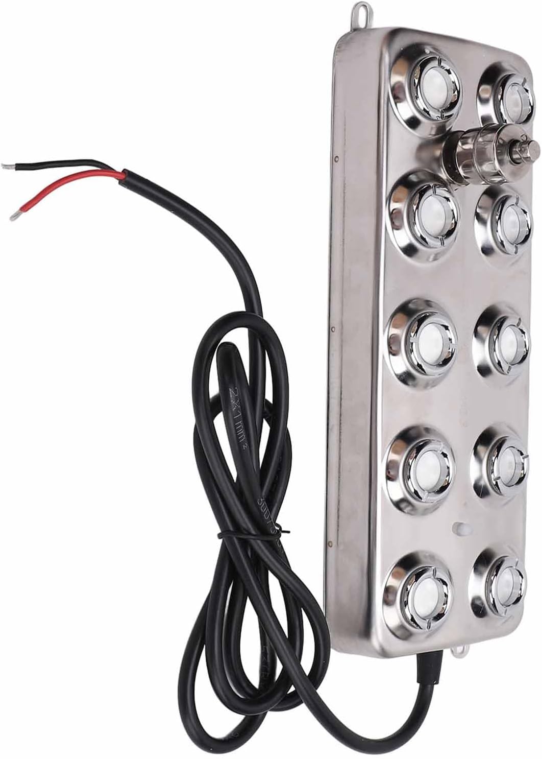 10 Head Mist Maker, Ultrasonic Fogger for Pond Humidifier, 10 - Head Atomizing Fog Machine with 304 Stainless Steel Shell for Garden Landscape and Indoor Outdoor Use