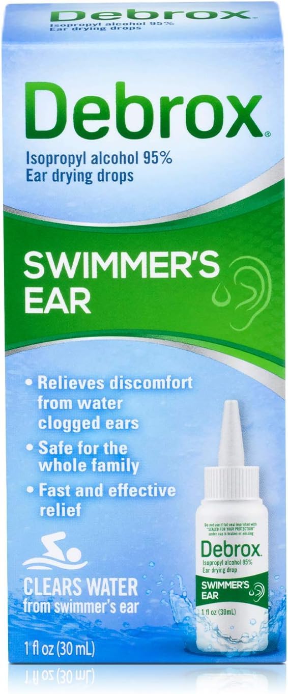 Debrox Swimmers Ear Drying Drops for Adults Kids 1 Fl Oz Pack of 3