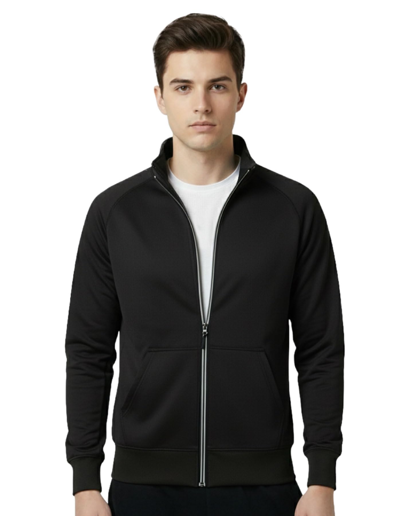 scott international Jackets for Men | Winter wear | Men's Polyester Full Sleeve Zip with Pocket | Men Jackets | Winter Standard length Jackets-picture-35