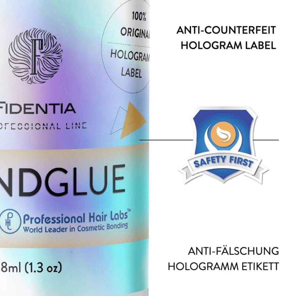 Fidentia Bond Glue | Colle pour cheveux, perruque, postiche - 38ml