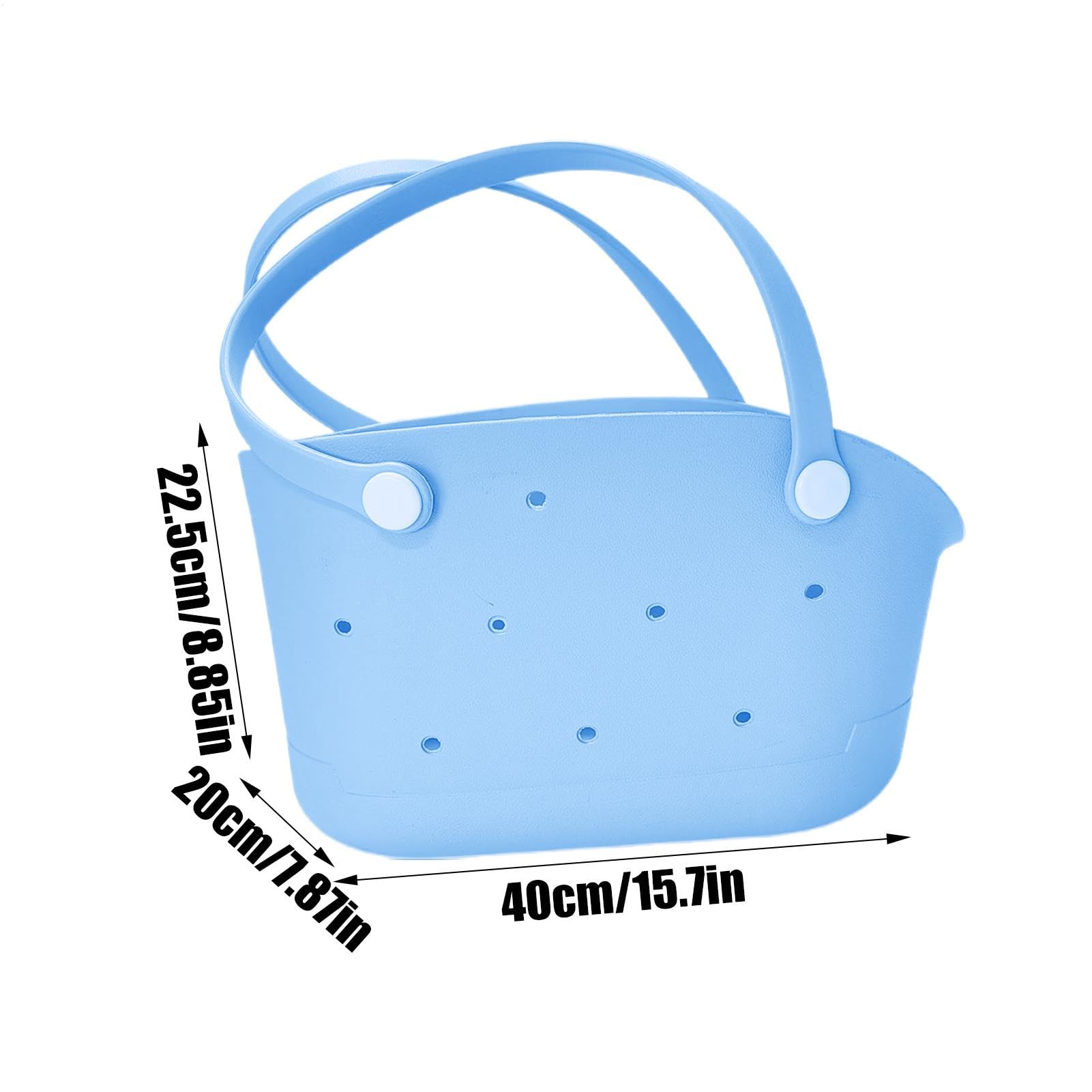 Pequeña bolsa de goma, bolso Eva Tote Viaje de la playa Bolsa impermeable