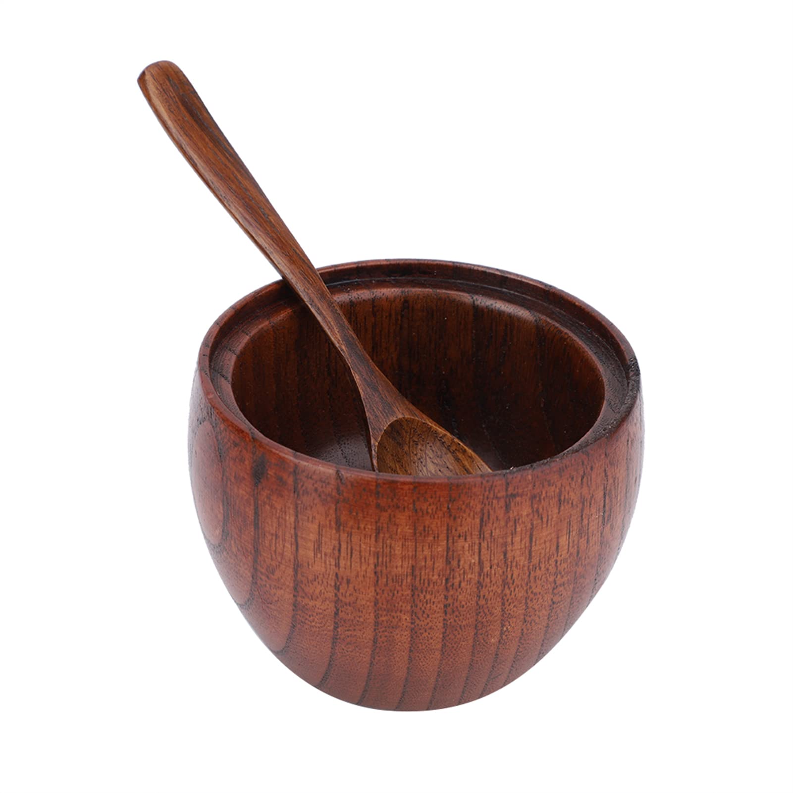 Walfront Holz Gewürztopf Set, 3 Holz Gewürzbehälter, Salzbehälter für Kaffee Zucker Gewürze Kräuter Küche Theken Salz