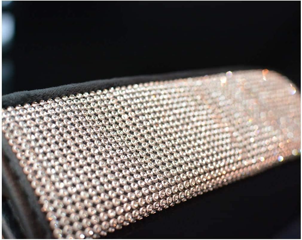 Bling Bling Car Safety Belt Covers - Crystal Diamond Seat Belt Shoulder Pads for Women or Girls (2Pcs)