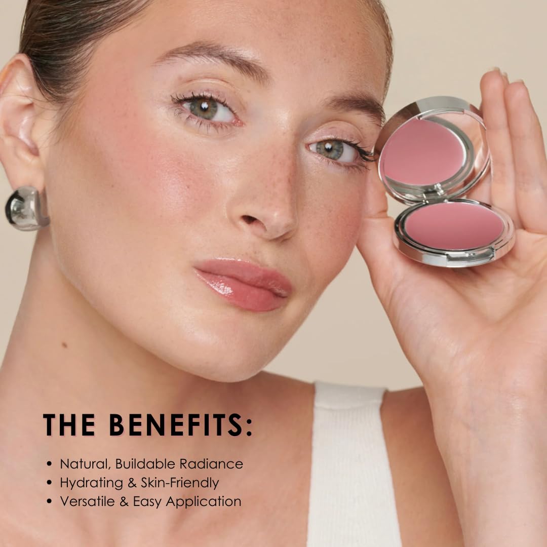 Rodial – Blush crème cachemire rose – Formule soyeuse et mélangeable pour un éclat naturel, hydratant, finition semblable à la peau, éclat à construire de subtil à pop audacieux, tous types de peau