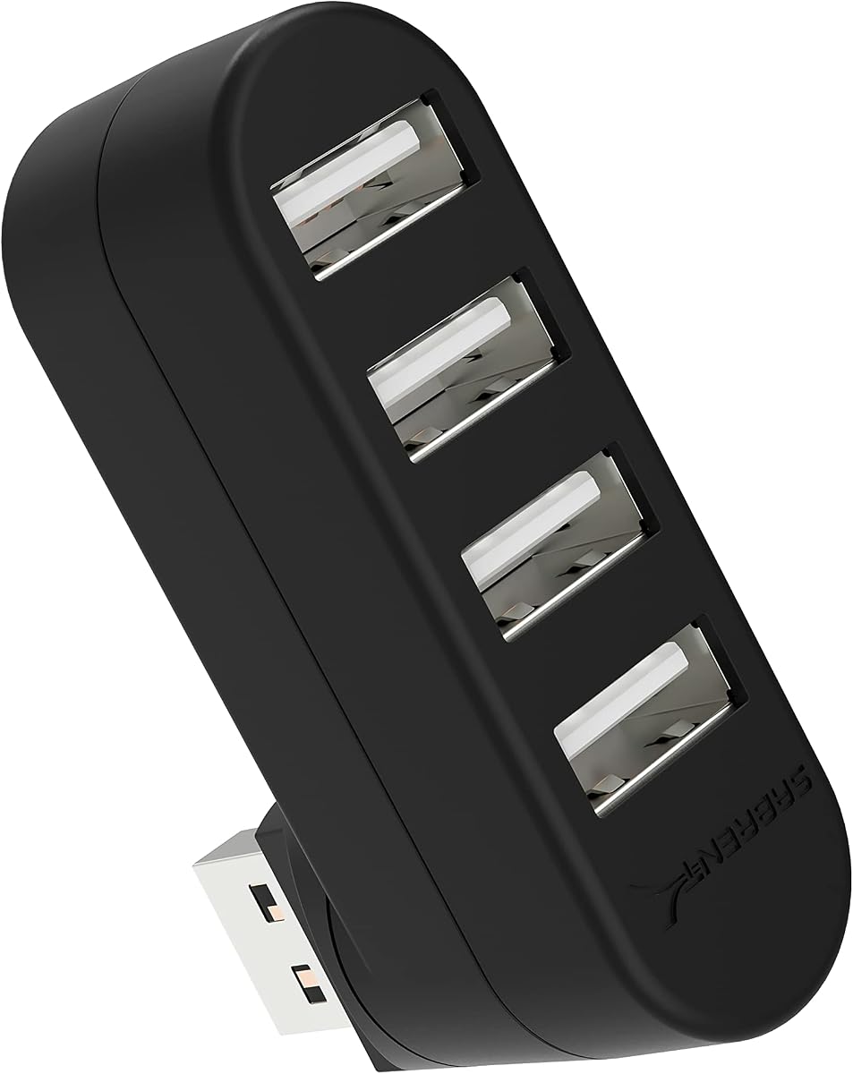4 Port USB 2.0 Hub [90°/180° Degree Rotatable] (HB-UMN4)