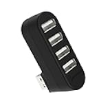 SABRENT 4 Port USB 2.0 Hub [90°/180° Degree Rotatable] (HB-UMN4)