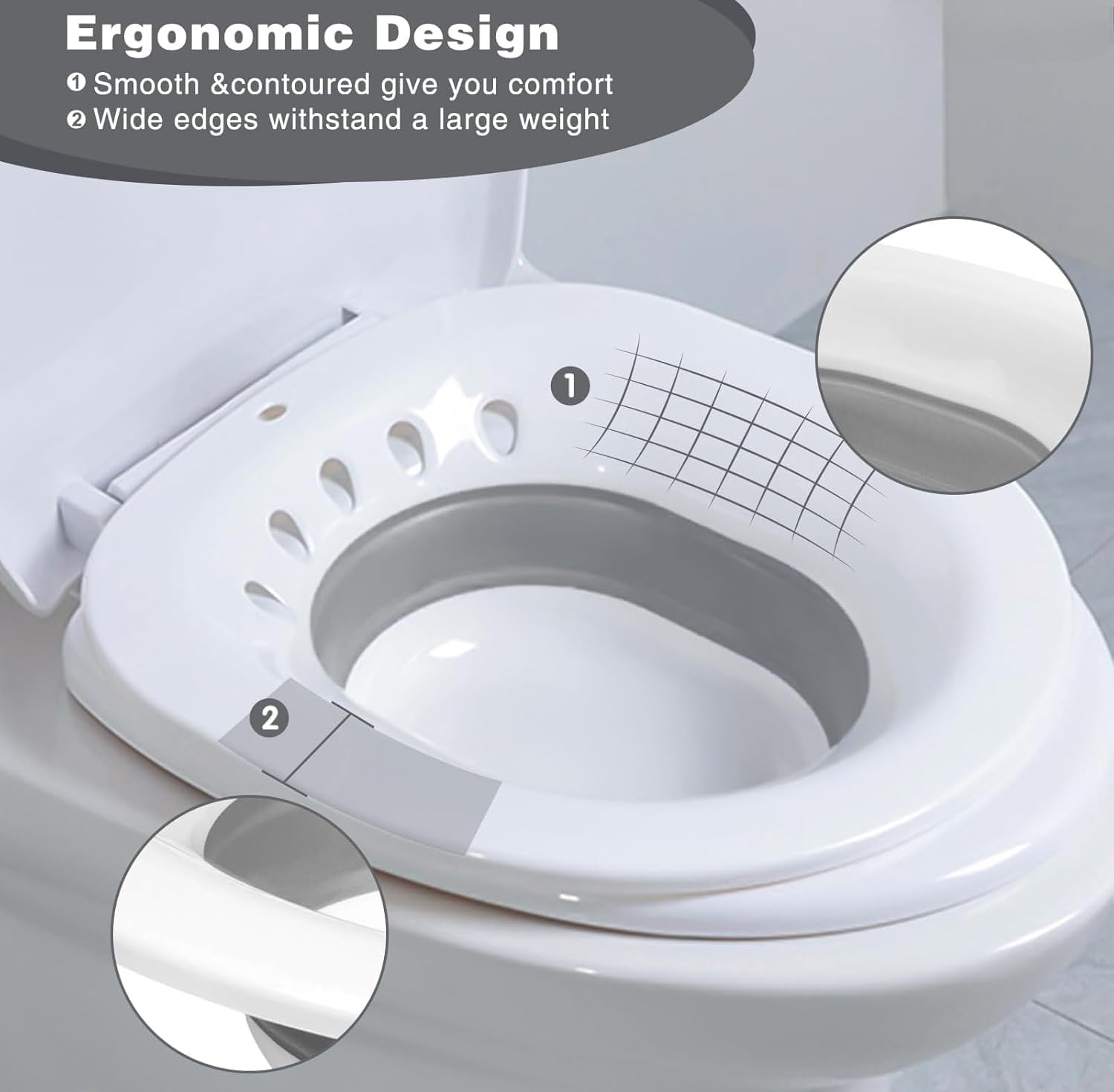 Sitz Bath Tub - Postpartum Healing & Hemorrhoid Relief -4