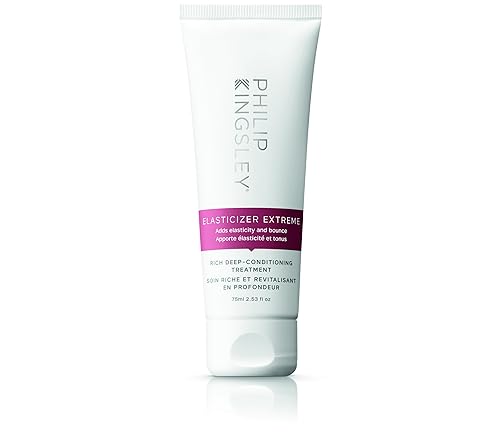 Philip Kingsley Elasticizer - Mascarilla de cabello acondicionador profundo extremo para cabello rizado dañado y seco con condiciones profundas que