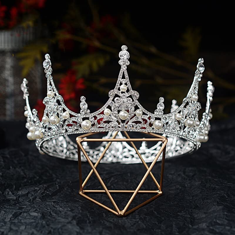 Tiaras y Coronas para Mujer, Tiaras y Coronas, Diademas, Accesorios para el Cabello de Boda para Mujer, Coronas de Novia, Joyas, Tiaras de Princesa, bisutería de Lujo para Fiestas.Clear