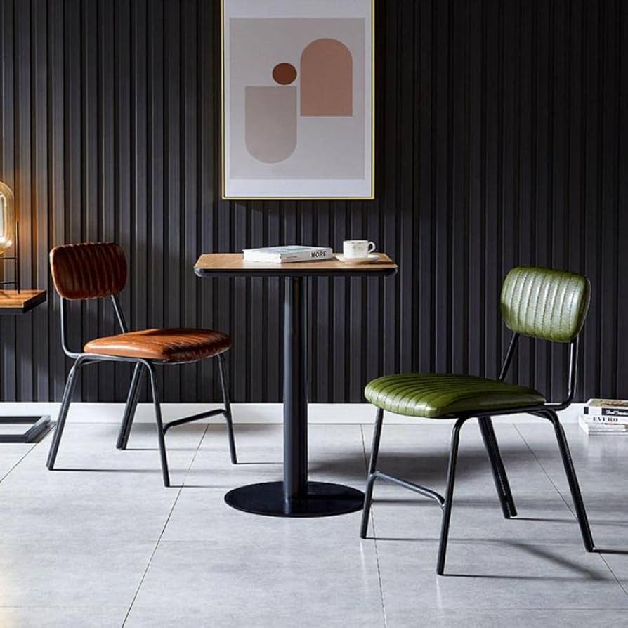 Amazon｜ダイニングチェア レトロインダストリアル風背もたれ