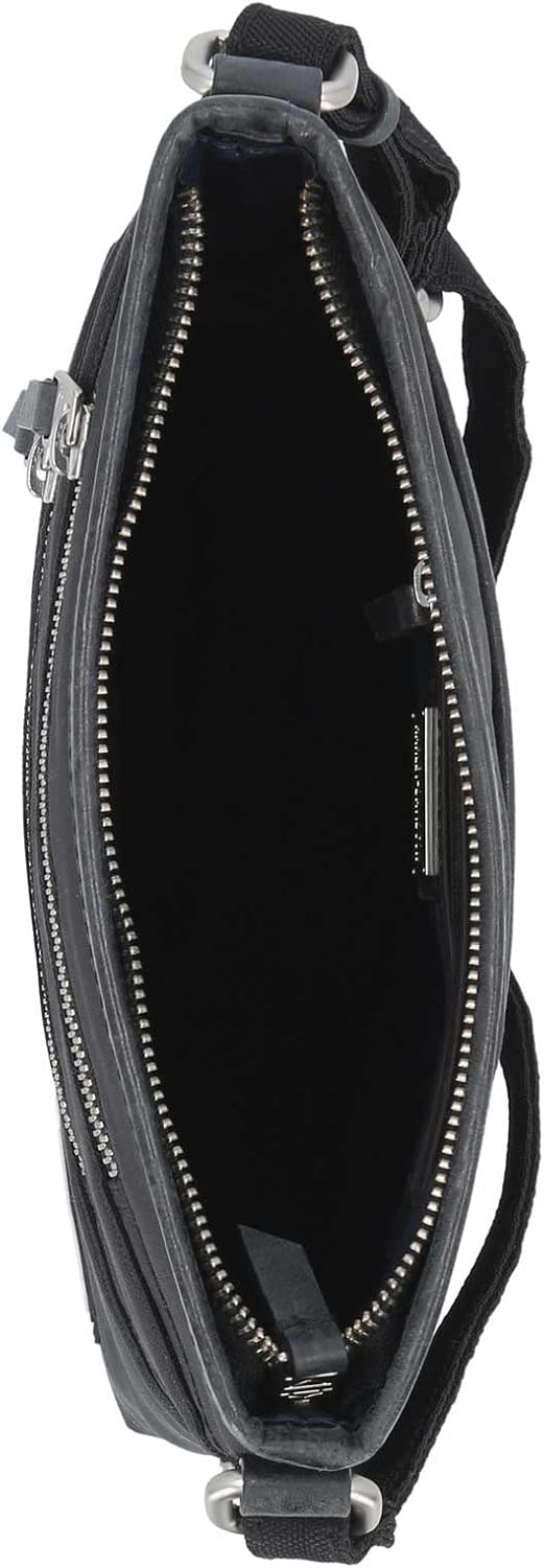 Harley-Davidson Women's Classic Codura Genuine Leather/Canvas Crossbody Purse