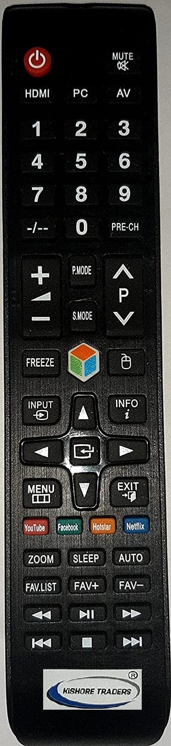 Kishore Traders Compatible Remote Control for Smart Led TV Zoltran/Aquafresh/Sony/Sony/Wisdom Share Smart Cloud Andriod Led TV Remote (Please Match Your Old Remote Control with Given Image) (B09GBKS229) Amazon Price History, Amazon Price Tracker