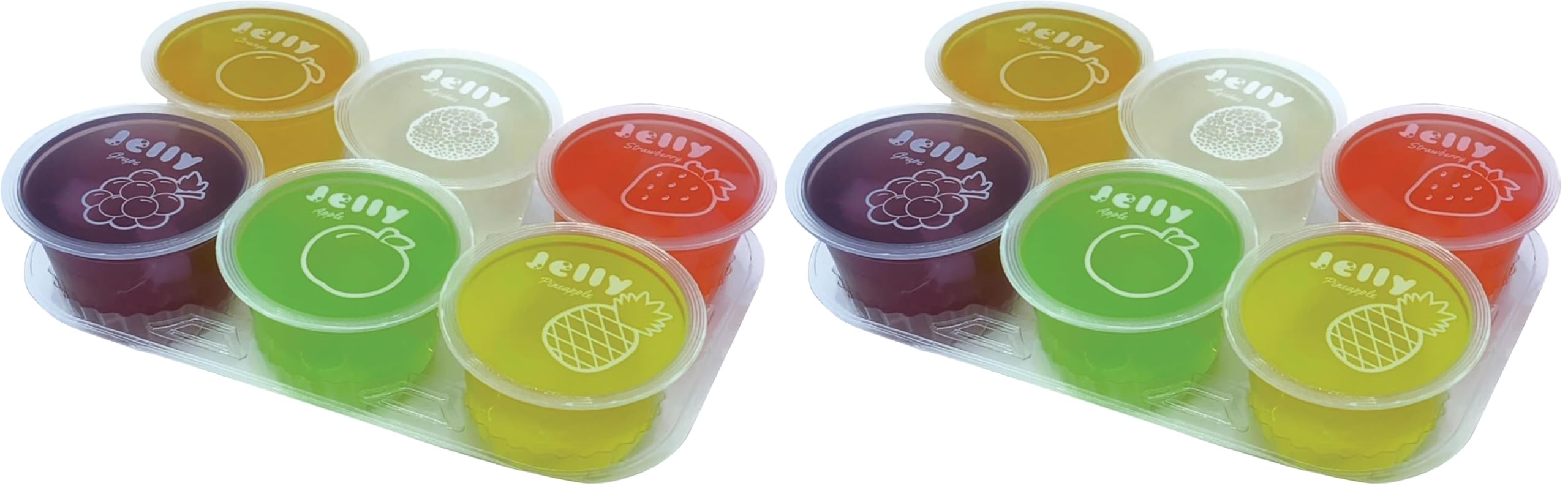 NANACO Jelly Mix mit Kokosnuss aus 6 Sorten - 1 x 648 g (Packung mit 2)