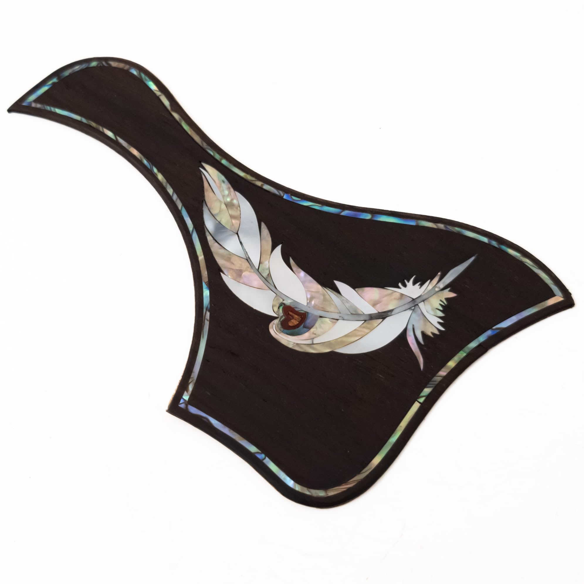 Guitar Pick Guard, Battipenna for chitarra acustica in palissandro massiccio for intarsio in abalone Taylor 300 cm adesivo 27 modelli(SN09)