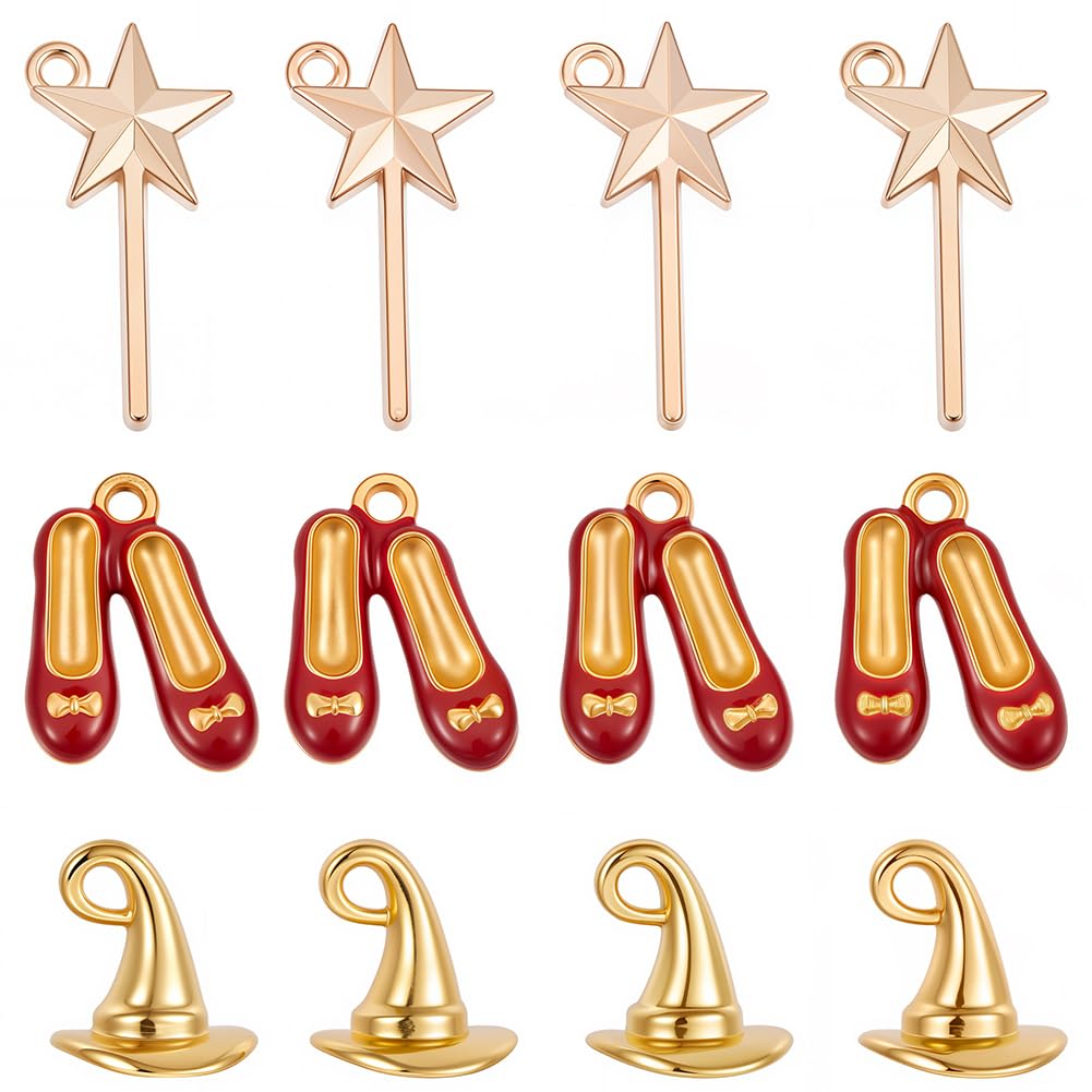 Breloques magique pendentifs chapeau sorcier pour bracelets et loisirs