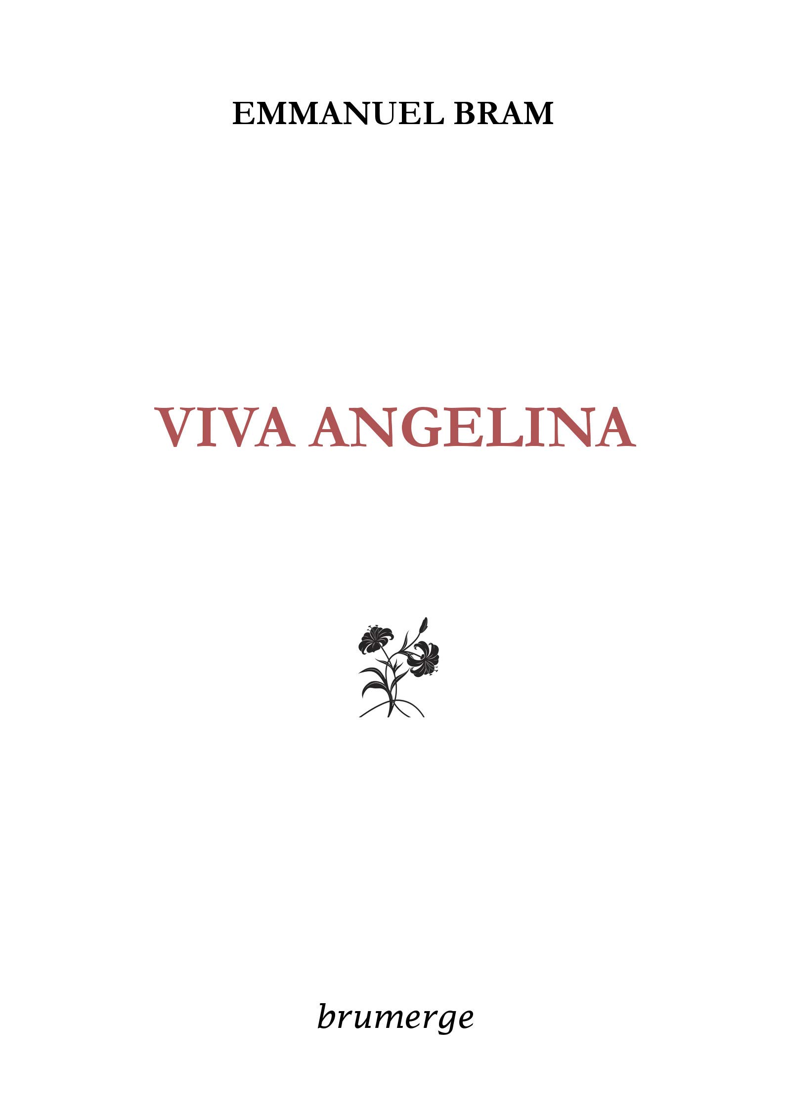 Viva Angelina: Bram, Emmanuel: 9782375440292: Amazon.com: Books