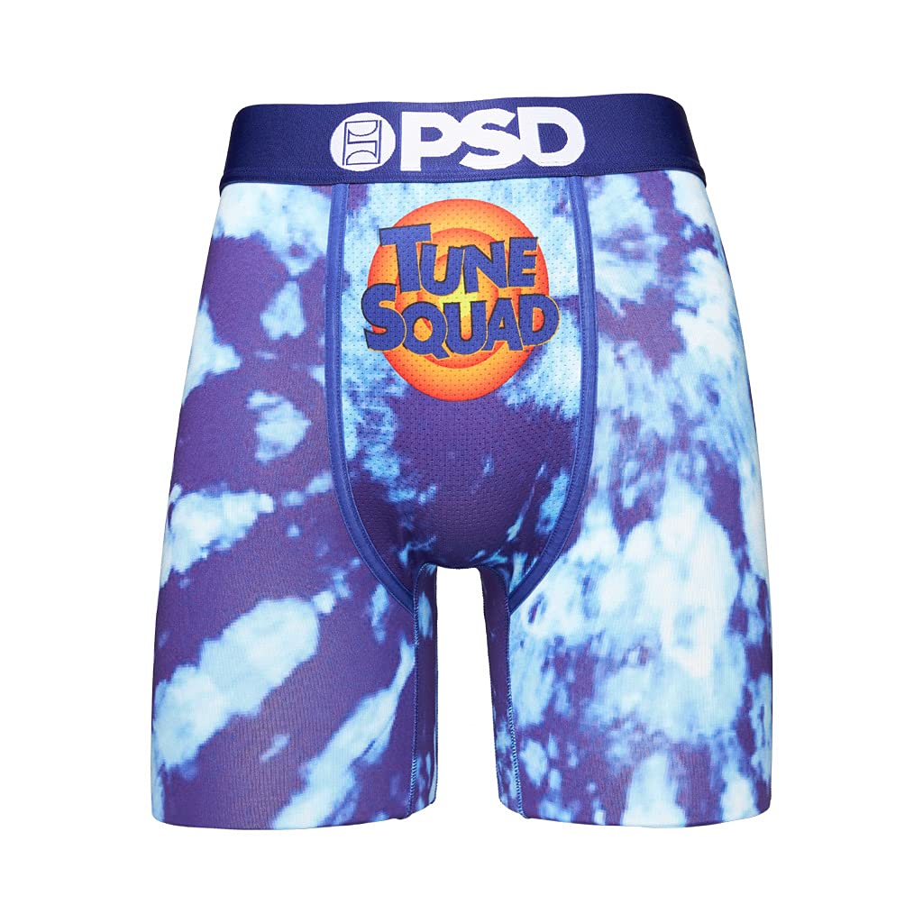 PSD Men's Space Jam Print Boxer Briefs - 7 Inch Inseam Breathable, Supportive Men's Underwear with Moisture-Wicking Fabric