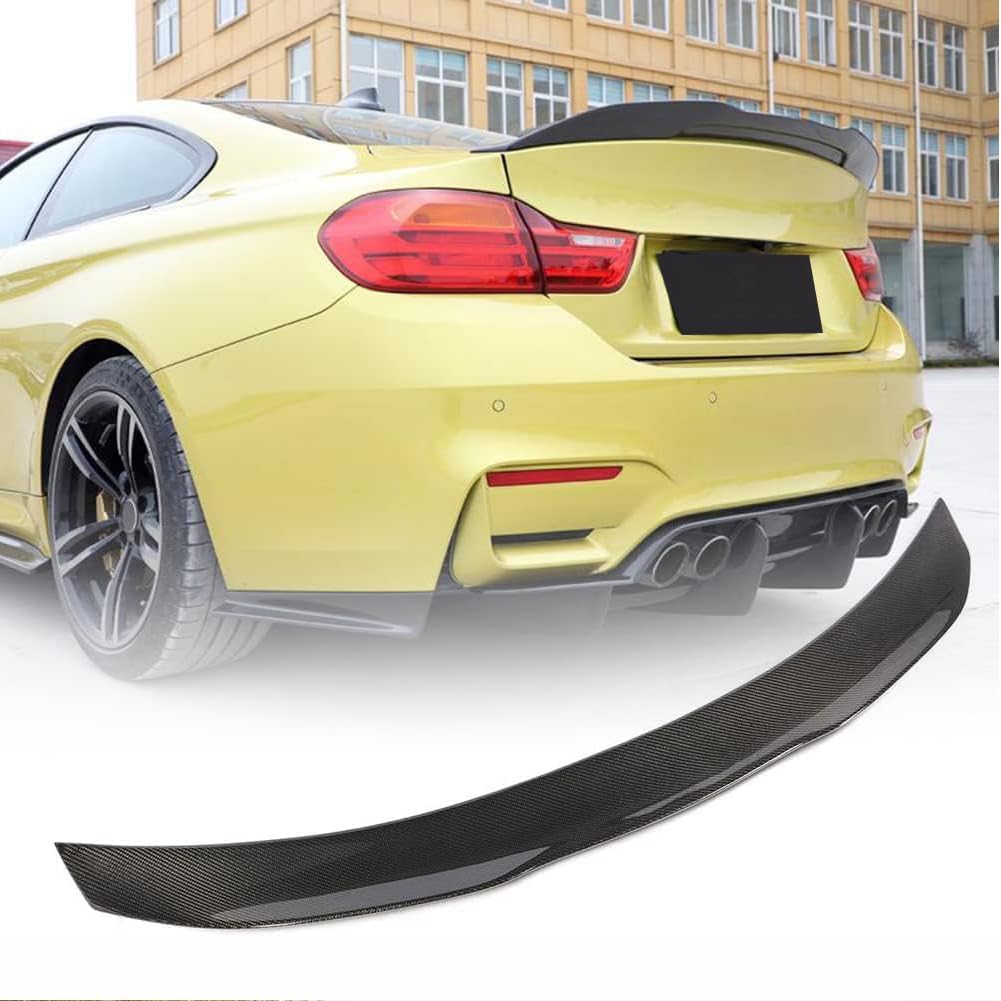 Carbon Fiber Rear Spoiler Fits for BMW F82 M4 Coupe 2014-2019 Trunk Lip Spoiler HighKick Rear Wing Spoiler Body Kits Factory Outlet
