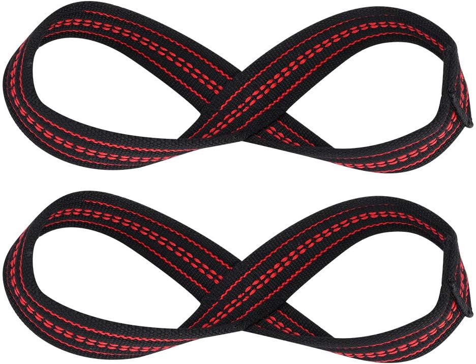 Pair of 8 tension straps, weightlifting, heavy pulling, wrist guards, hand guards, grip strength bands