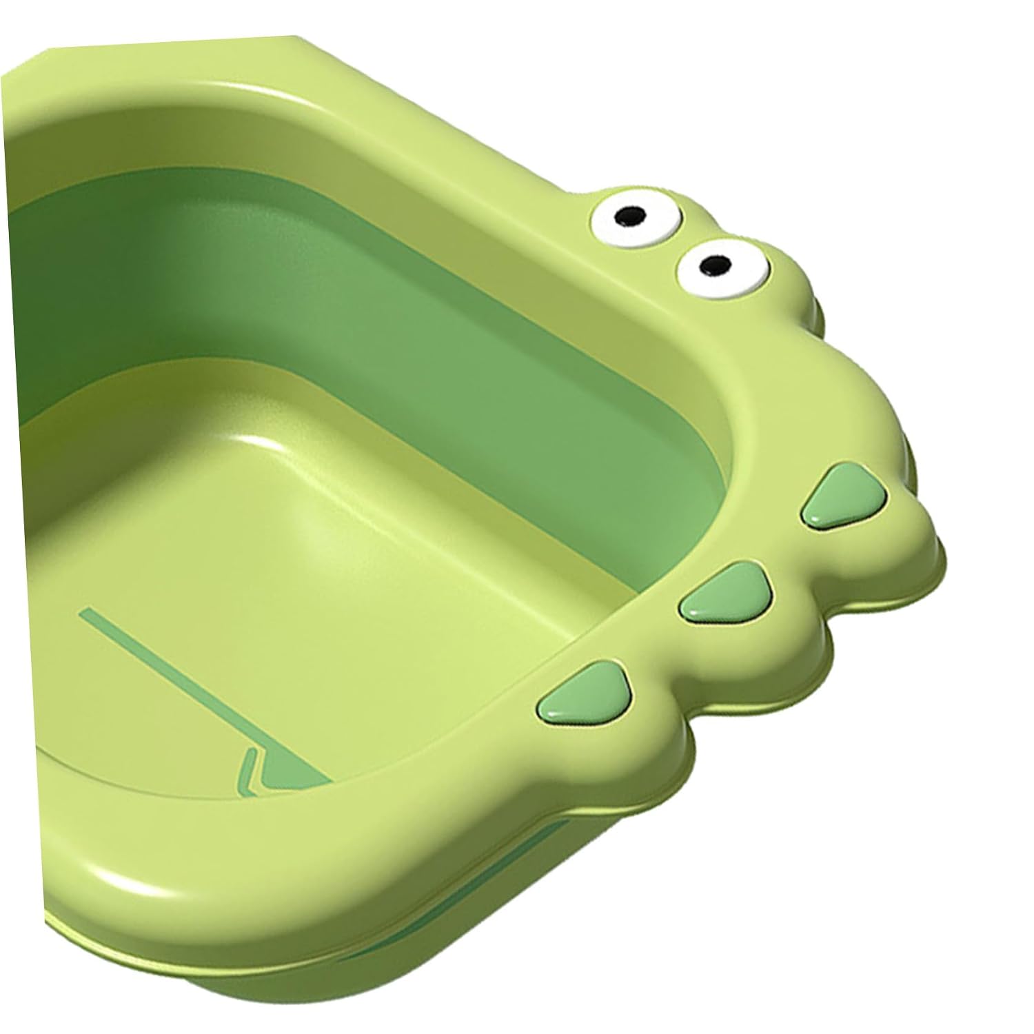 Foldable Wash Basin Thickened Face Washing Tub Portable Washbasin Safe Green Basin for Newborns