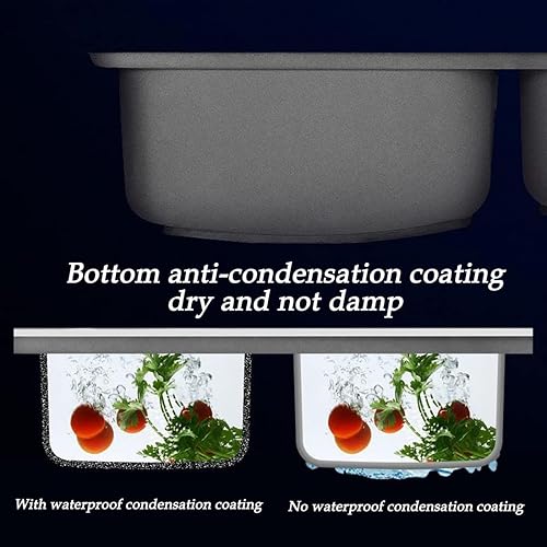 Miniatura 5 de YZJJ Fregadero utilitario de acero inoxidable para cocina comercial simple con escurridor izquierdo para lavandería patio garaje campamento estación