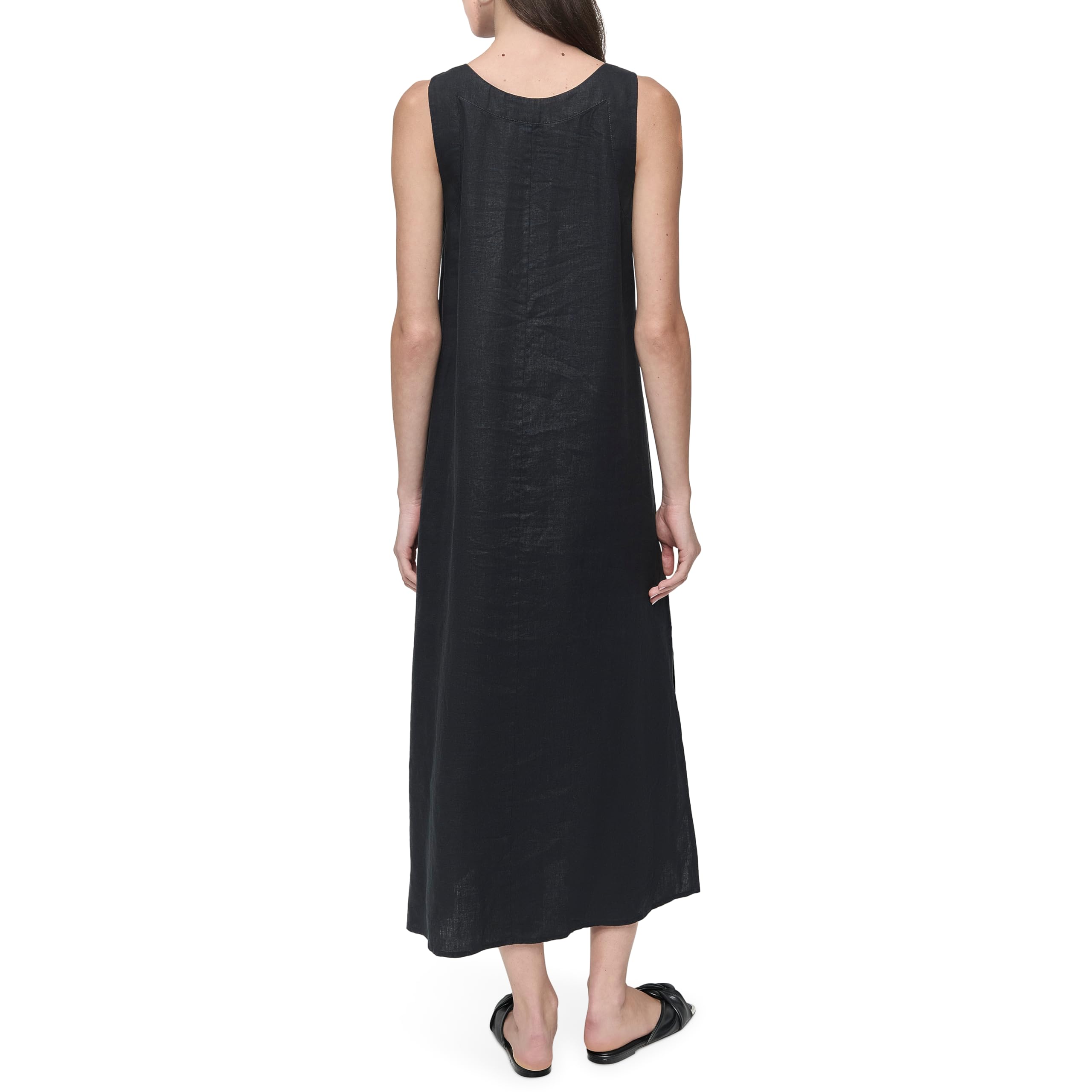 DKNY Lightweight Linen Maxi Dress Vestido Mujer