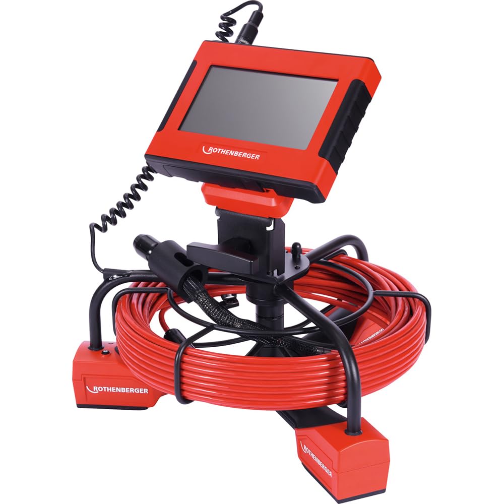ROTHENBERGER ROCAM MINI HD e 25/​22 HD – Dispositivo di base AMP | 1000004131 | Modulo di localizzazione con funzione telescopica per un comodo trasporto in valigia, localizzazione di sonde
