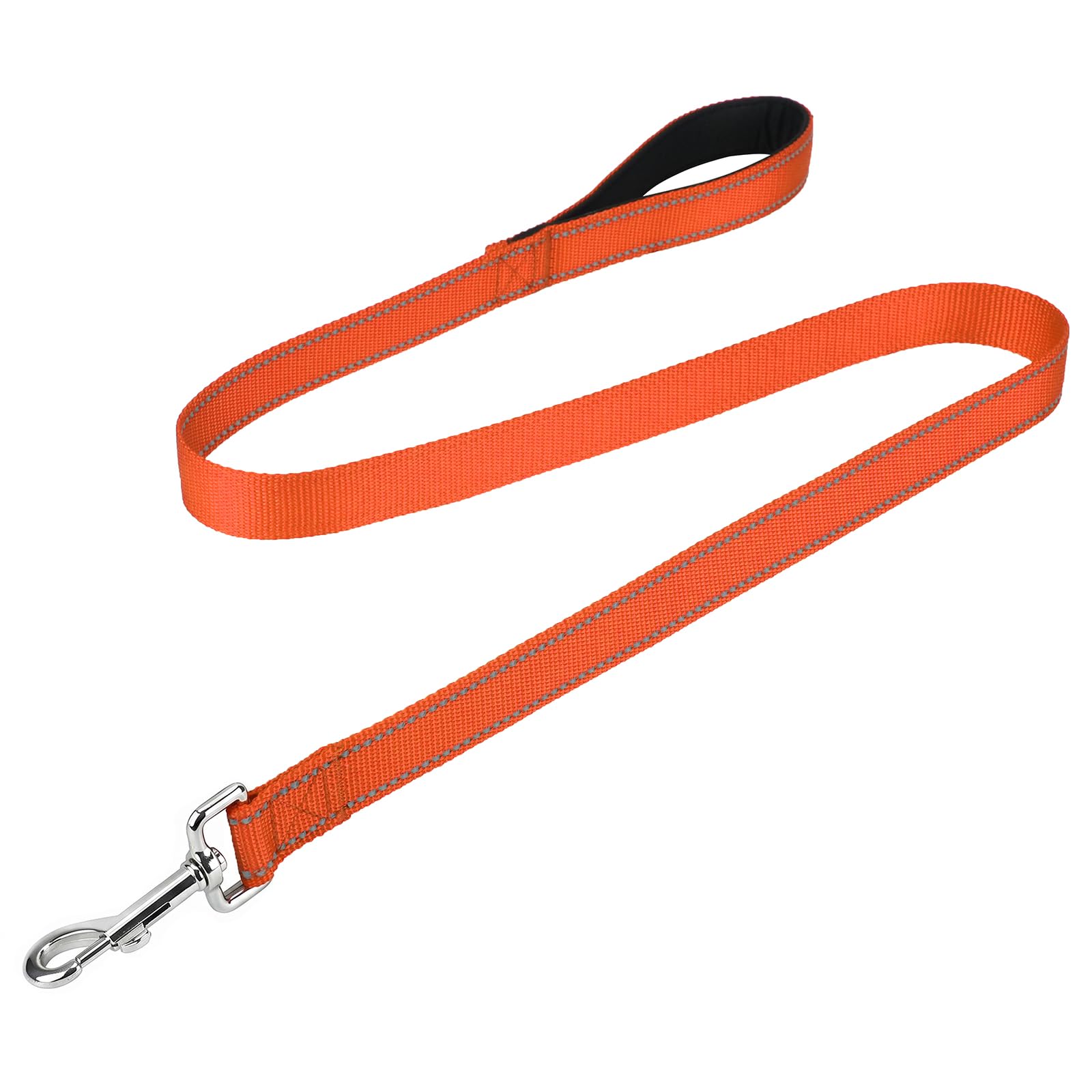 FunTags Reflective Nylon Dog Leash for Medium & Large Dogs, 4FT Training — image 1
