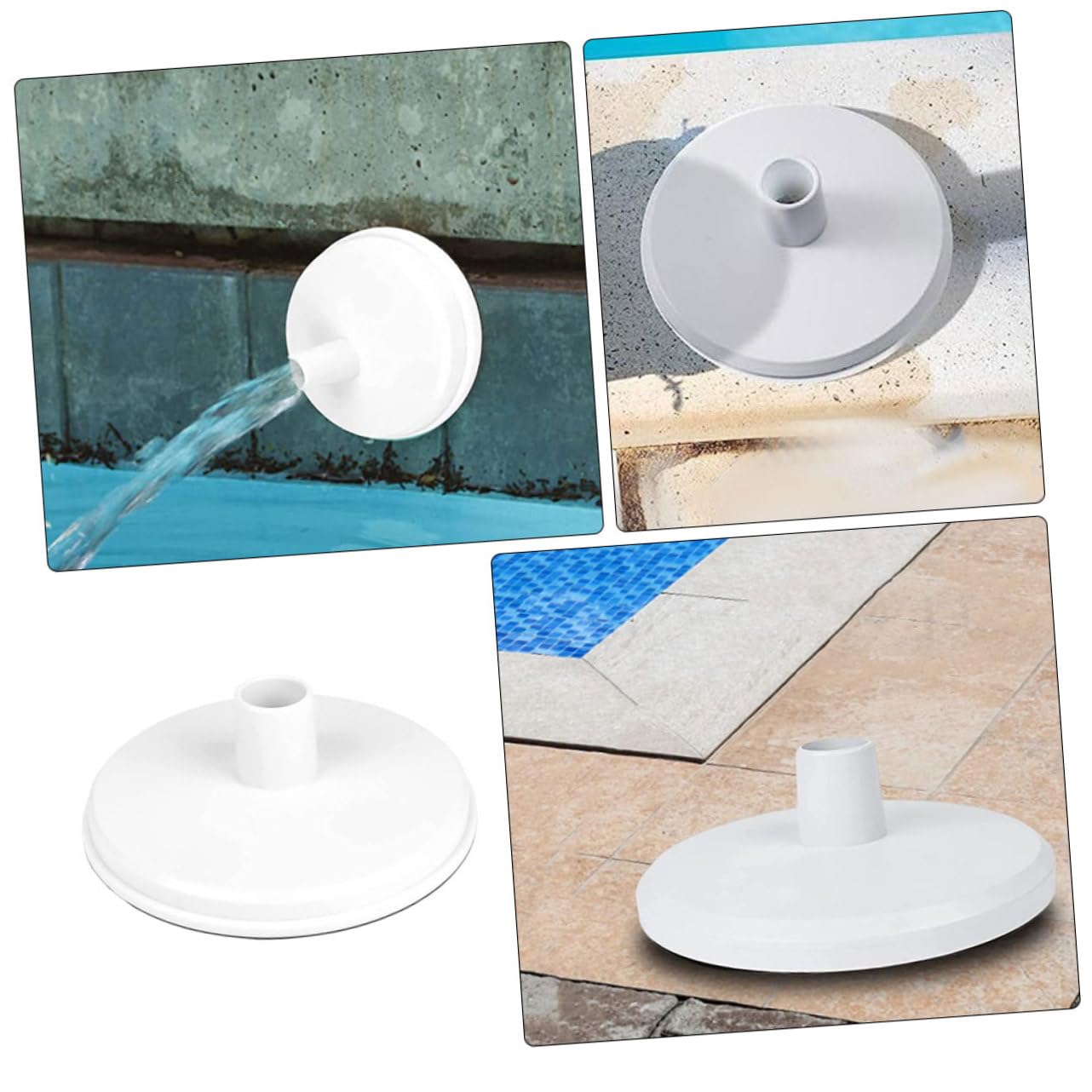 TOYANDONA 3 Pièces Plaque de Vidange pour Aspirateur de Piscine Accessoire de Nettoyage Durable pour Remplacement pour Skimmer Optimise Entretien et Économise