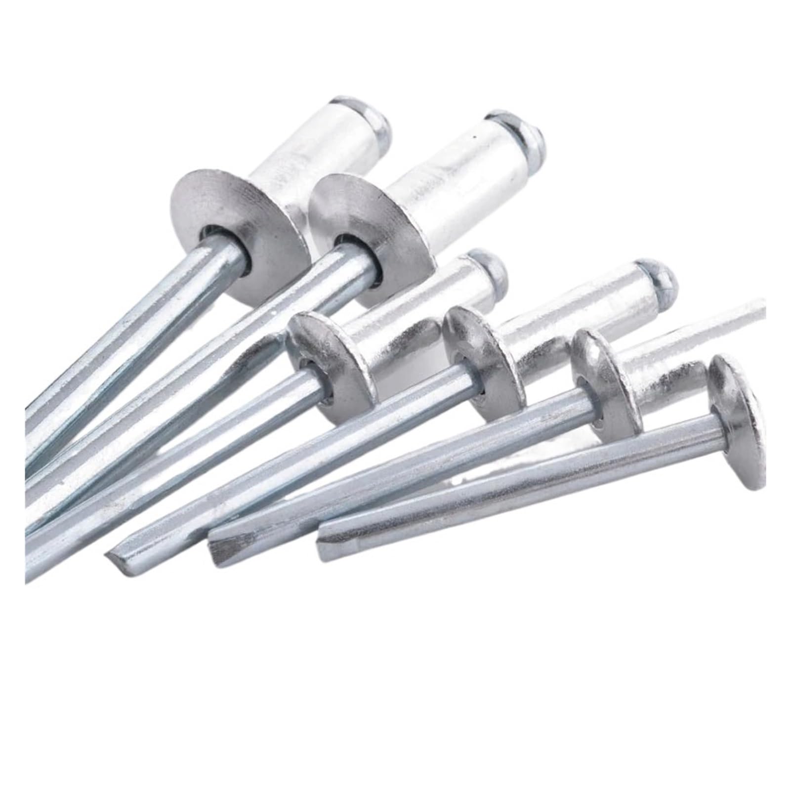 Rivets aveugles, Rivets aveugles 50pcs 100 pièces M2.4 M3.2 M4 M5 mandrin de rupture en aluminium Pop(M4x10mm,50 pcs)