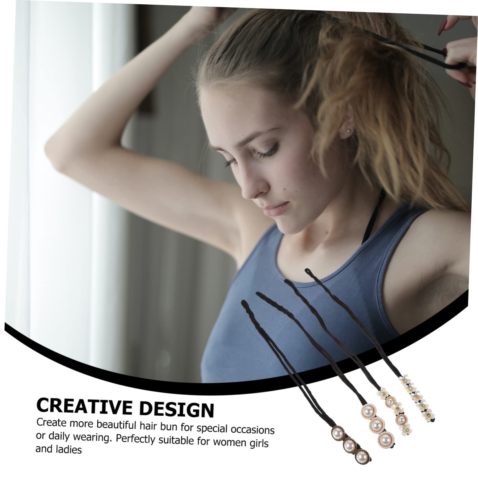 MAGICLULU 3 Sets Haar-donut-dutt-maker Einfach Zu Verwendender Haar-dutt- Zum Stylen Von Haar-dutt-maker-werkzeug 4 Stück * 3