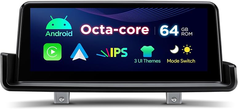 XTRONS 10.25 Inch Android Car Stereo for BMW 3 Series E90-E93 2008-2012 with No Original Display, IPS Touch Screen GPS Navigation Support Wireless CarPlay Android Auto 2+64GB