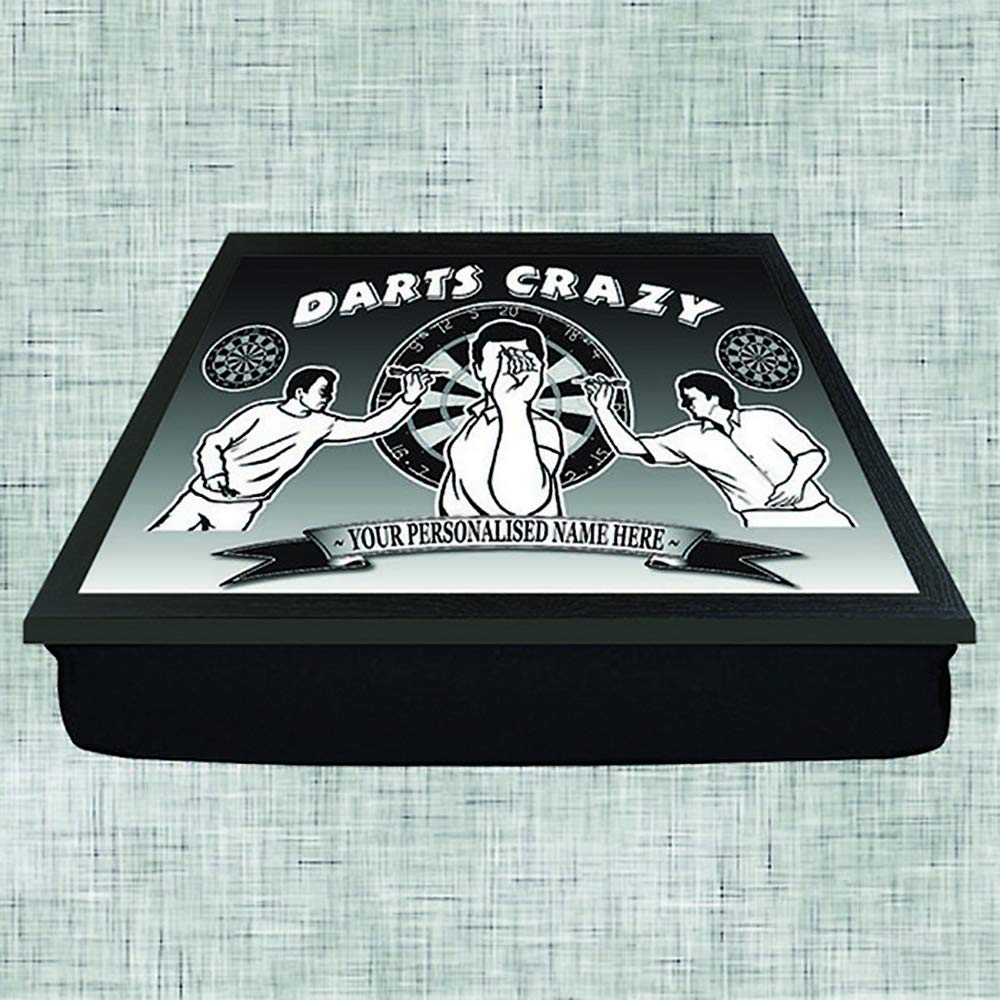 Personalised Gift Products Multicolor Darts Crazy Personalised Lap Tray Gift