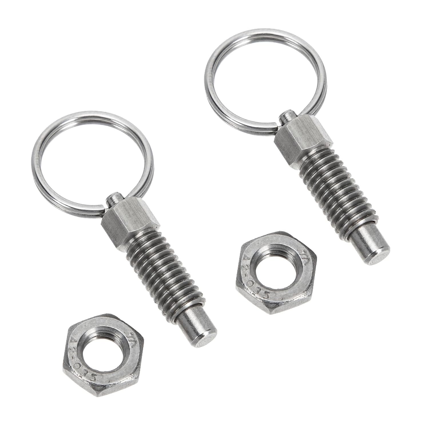 2pcs Stainless Steel Positioning Pin for Spring Door Rings Locking Pin