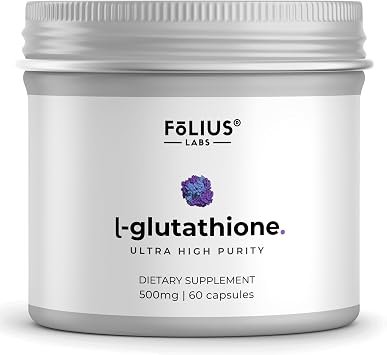 FOLIUS LABS Clean Label L-Glutathione 98% Reduced - 60 Veg Capsules