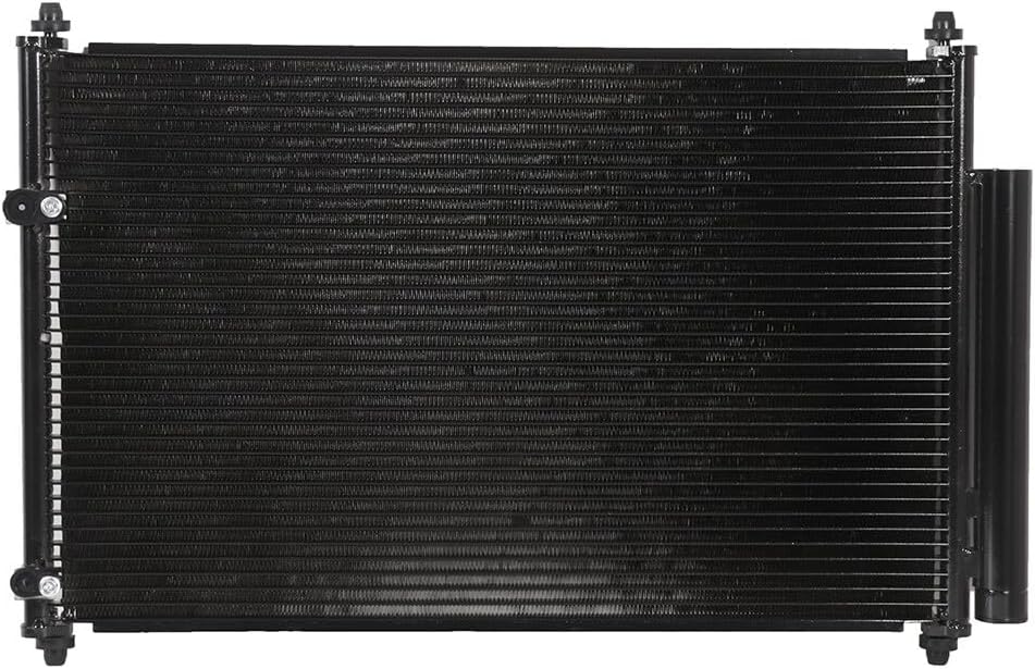 SCITOO Radiator *1 & Condenser *1 Compatible with 2009-2017 for Toyota for Corolla 1.8L 2009-2012 for Toyota for Corolla 2.4L 2009-2014 for Toyota for Matrix 1.8L, Auto Radiator Condenser Replacement