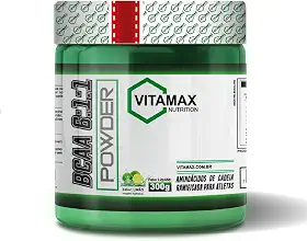 Suplemento em Pó BCAA 6.1.1 Powder 300g Vitamax Nutrition Sabor:Limão