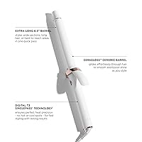 Vista 3 de T3 SinglePass Curl X Rizador de barril extra largo de 1", 1.25", 1.5" con 9 ajustes de calor y barril cerámico para un estilo rápido y resultados