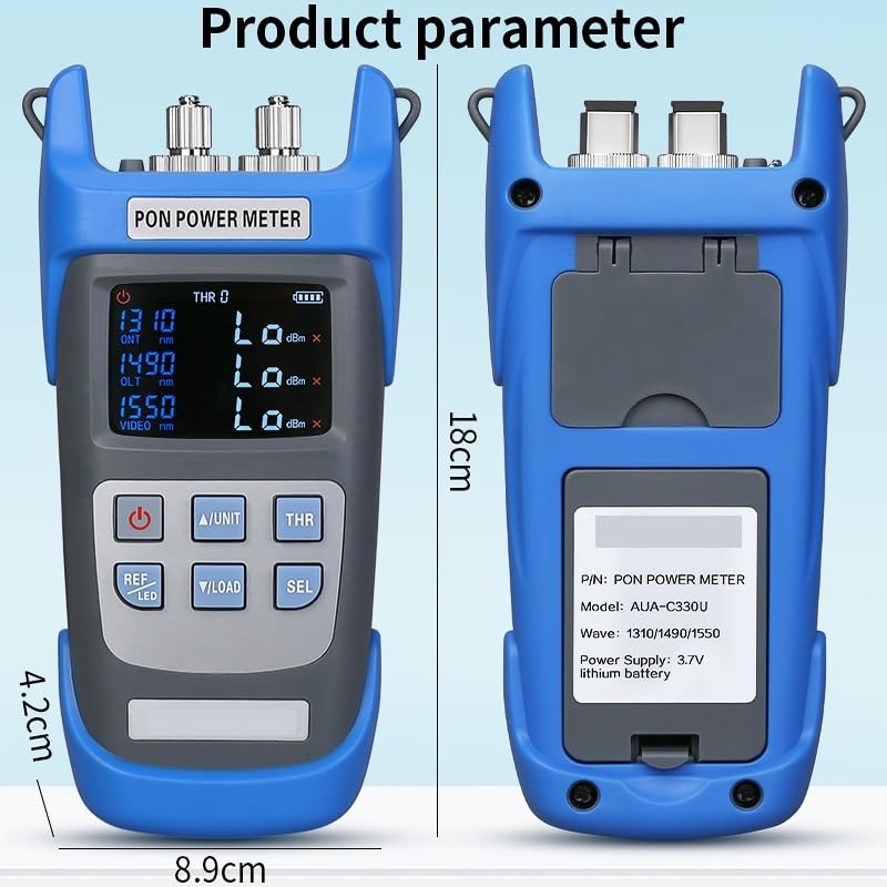 AUA-C330A rechargeable avec trois longueurs d'onde de test