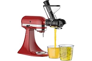 Hozodo Masticating Juicer Attachment for KitchenAid Stand Mixer