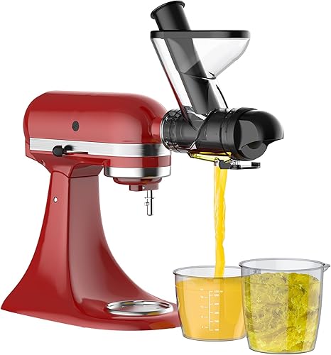 Accesorio de exprimidor para batidora de pie KitchenAid, exprimidor de masticación, accesorio exprimidor lento para KitchenAid Todos los modelos de