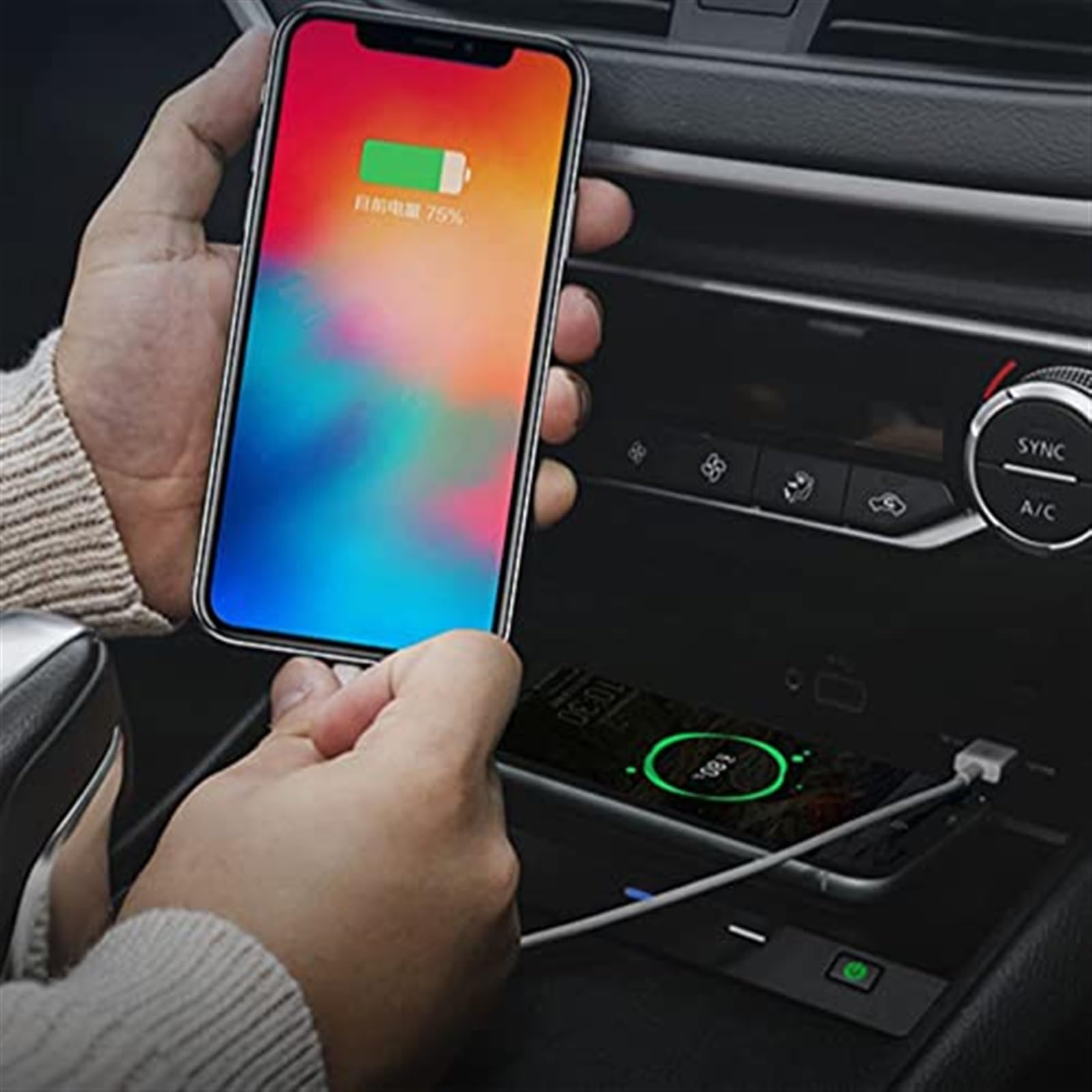 Bezprzewodowa ładowarka samochodowa uchwyt samochodowy na telefon Qi mata ładująca uchwyt do mocowania, dla NISSAN, Teana 2019 2020 akcesoria samochodowe Bezprzewodowa ładowarka samochodowa