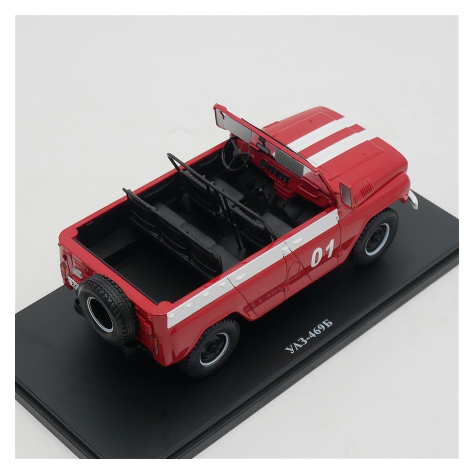 Metallo Scala Replica Rosso 1 24 Per 469B Convertible Off-road Vehicle Modello Di Auto In Lega Giocattolo In Metallo Da Collezione Per Adulti Hobby Veicoli Giochi Set