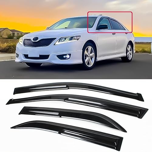 Se adapta a Toyota Corola JDM 3D WAVY MUGEN 2009-2013, visera de ventana de protección contra la lluvia