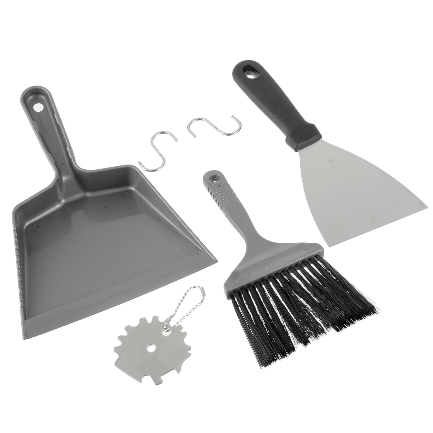 Kit de nettoyage pour gril à granulés accessoire brosse pelle et racloir universel